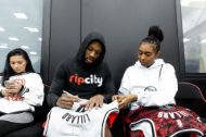 Picture of Damian Lillard Signing Jacob's Jerseys