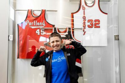 Make A Wish 2023 - Meeting The Portland Trail Blazers